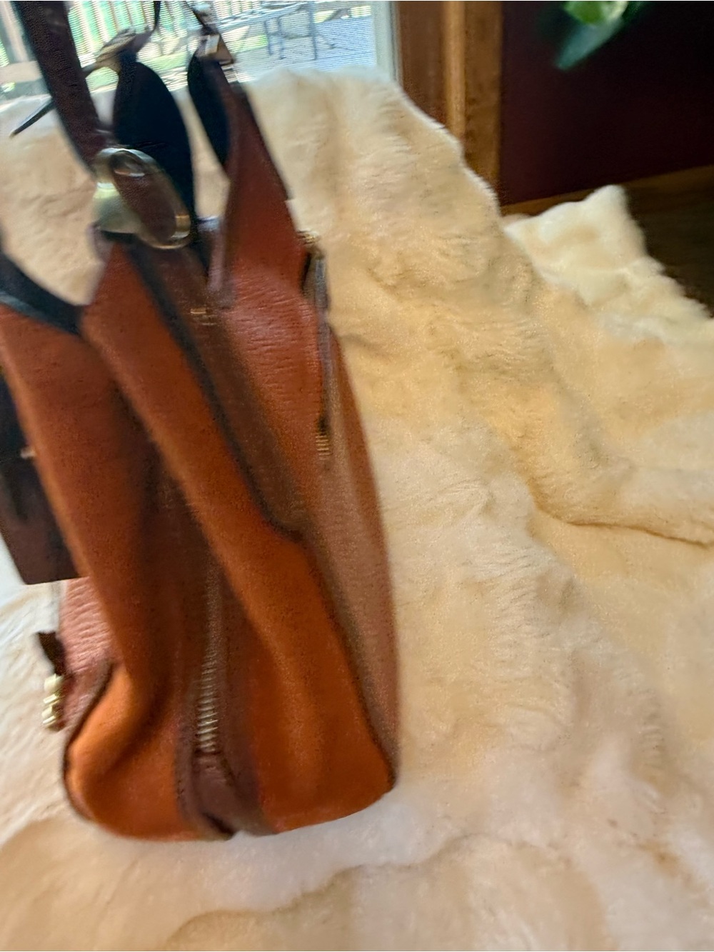 Coach Lori Bag Pebbled Leather Shoulder Bag in Cognac & Saddle Brown - Canyon - Picture 8 of 16
